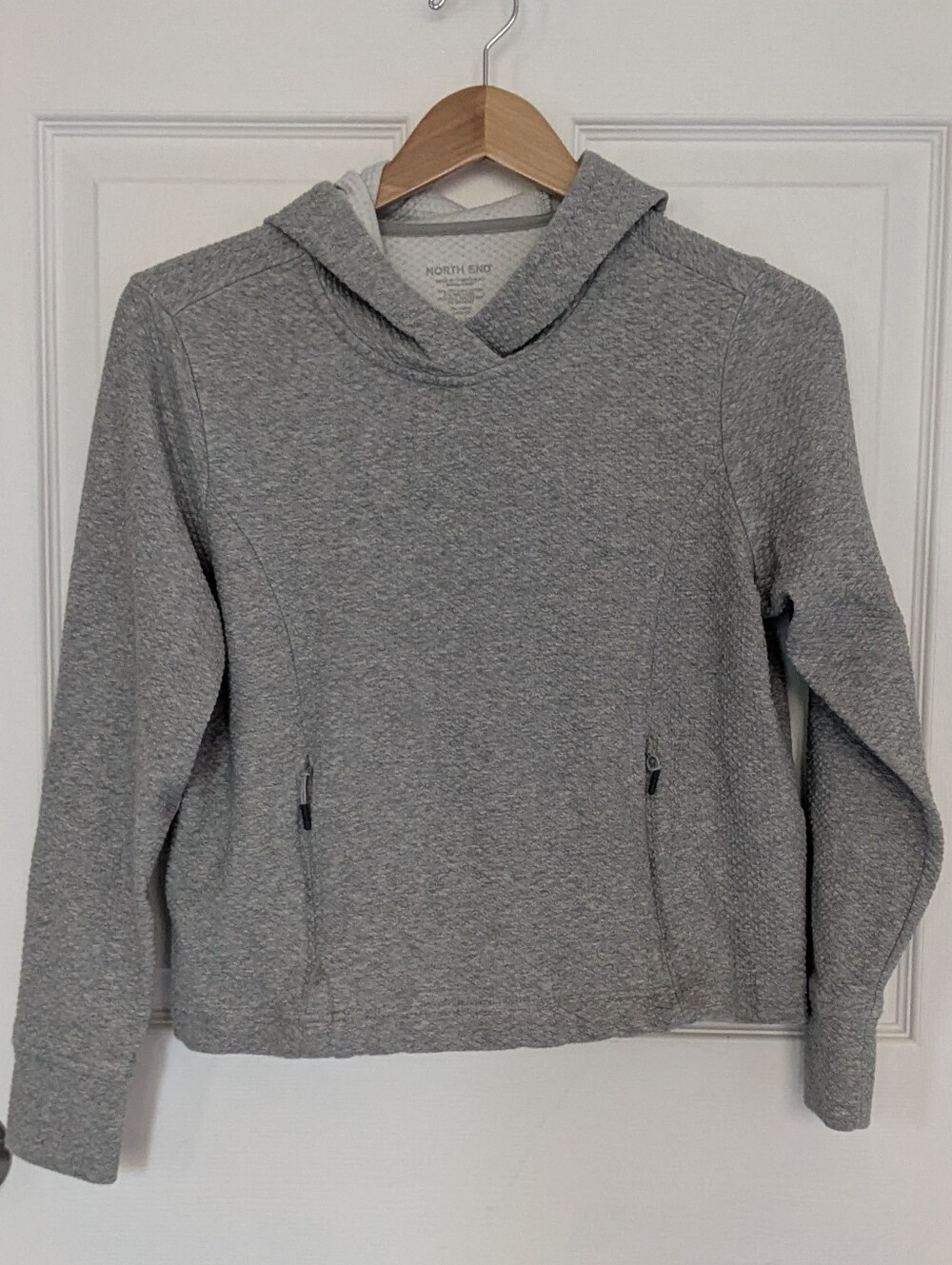 North End Women's Gray Hoodie Pullover Size Small